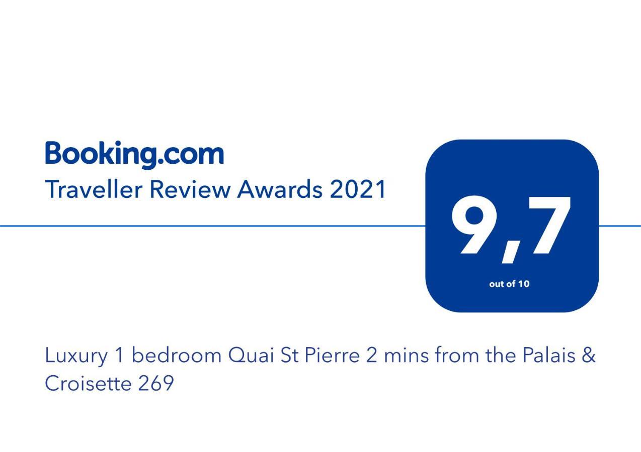 Luxury 1 Bedroom Quai St Pierre 2 Mins From The Palais & Croisette 269 Канны Экстерьер фото